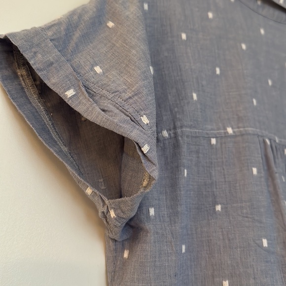 Cloth & Stone SS Buttondown Chambray Shirt - Picture 8 of 8